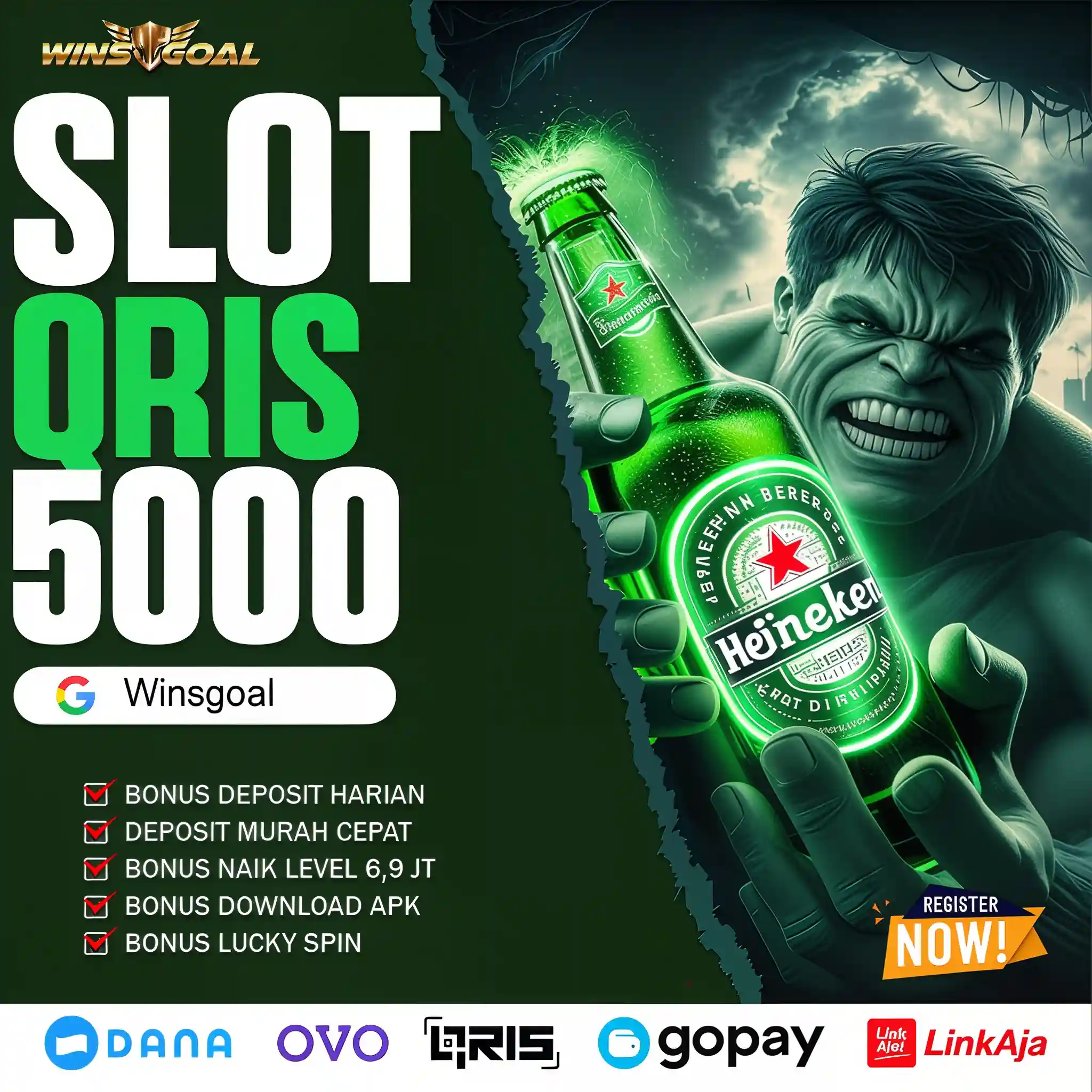 Winsgoal: Situs Slot Deposit Minimal 5000 Via Qris Gampang Maxwin image 1